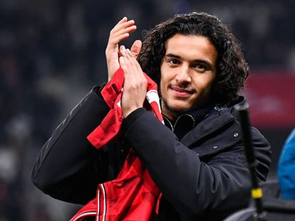 أيوب بوعدي لاعب وسط ليل الفرنسي - X/@losclive