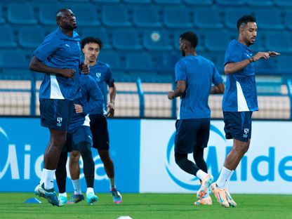 الحصة التدريبية الأخيرة لنادي الهلال قبل مباراة الغرافة بدوري أبطال آسيا للنخبة - 2 نوفمبر 2025 - X/Alhilal_FC