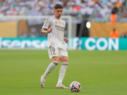 فيديريكو فالفيدري من مباراة فريقه ريال مدريد أمام يوفنتوس بكأس العالم للأندية - 1 يوليو 2025 - Reuters
