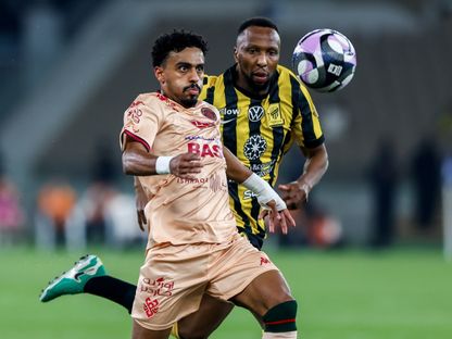 لقطة من لقاء الاتحاد والخلود في دوري روشن - 4 مايو 2026 - x@AlKholoodClub