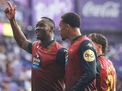 بيل نسونغو يحرز هدفي تأهل ديبورتيفو لاكورونيا لدوري الدرجة الأولى الإسباني - 24 مايو 2026 - x@RCDeportivo