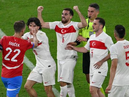 التشيكي توماس سوتشيك غاضب من استفزاز لاعب تركيا بعد توديع بلاده لمجموعات يورو 2024 - AFP