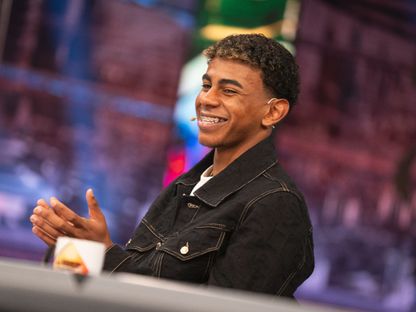 لامين يامال خلال مقابلة مع برنامج El Hormiguero الذي تبثه شبكة Antena 3 الإسبانية - 12 سبتمبر 2024 - X/@El_Hormiguero