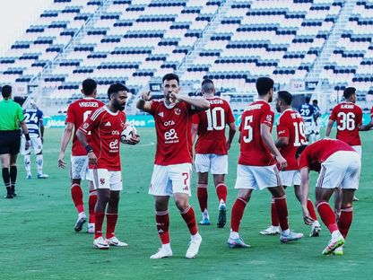 محمود تريزيغيه في مباراة الأهلي وباتشوكا الودية بالولايات المتحدة - Ahly/x