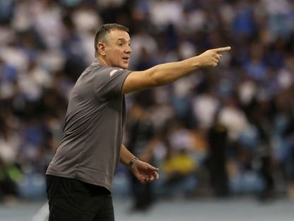رازوفيتش مدرب الفيحاء أمام الهلال - 19 أغسطس 2023 - Reuters