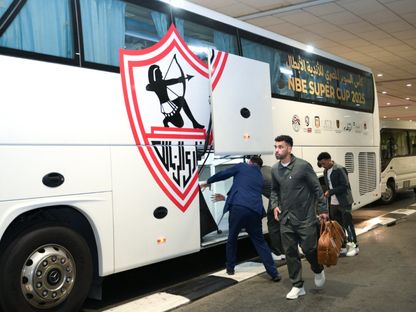 بعثة الزمالك تصل الإمارات للمشاركة في السوبر المصري - 4 نوفمبر 2025 - X/@ZSCOfficial