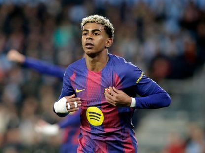 لامين يامال من مباراة سيلتا فيغو وبرشلونة بالدوري الإسباني - 9 نوفمبر 2025 - Reuters