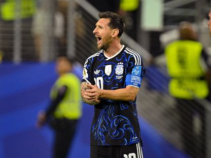 ليونيل ميسي خلال مباراة الأرجنتين والأردن بكأس العالم - 30 يونيو 2026 - Reuters