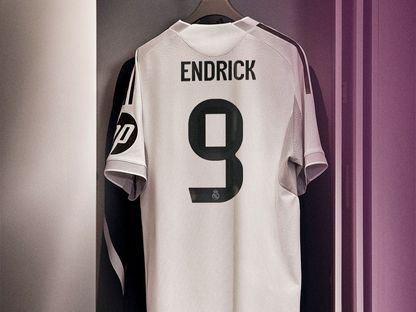 المهاجم البرازيلي إندريك سيحمل رقم 9 في ريال مدريد - 8 أغسطس 2025 - Real Madrid FC