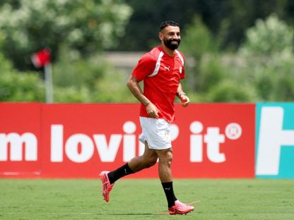 محمد صلاح قبل مباراة مصر والأرجنتين بكأس العالم - 6 يوليو 2026 - Reuters