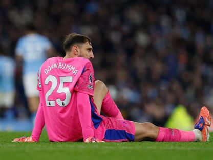 جيانلويجي دوناروما خلال مباراة مانشستر سيتي وليدز يونايتد بالدوري الإنجليزي الممتاز - 29 نوفمبر 2025 - Reuters