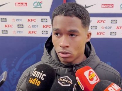 إندريك في حديثه مع وسائل الإعلام الفرنسية بعد تسجيل هدف أمام لافال في كأس فرنسا - 4 فبراير 2026 - @footmercato/x