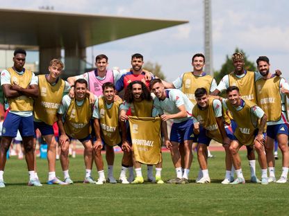 نجوم منتخب إسبانيا قي قمة الاستعداد لتجاوز عقبة فرنسا ضمن نصف نهائي دوري الأمم الأوروبية - 4 يونيو 2025 - X/SEFutbol