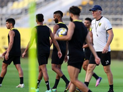 تدريبات الاتحاد استعداداً لمباراة الوحدة بكأس الملك - 22 سبتمبر 2025 - X/ittihad