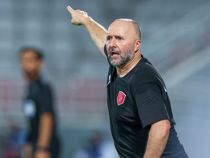 بلماضي: لست سعيداً.. الدحيل استحق الفوز على الأهلي