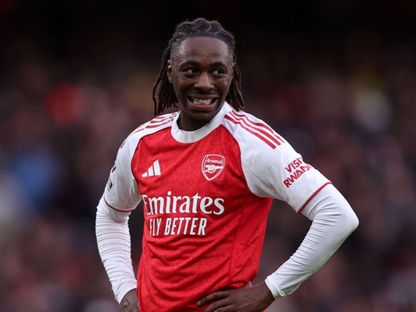 إيبيريشي إيزي جناح أرسنال يسجل هدف الفوز أمام كريستال بالاس في الدوري الإنجليزي - 26 أكتوبر 2025 - Reuters