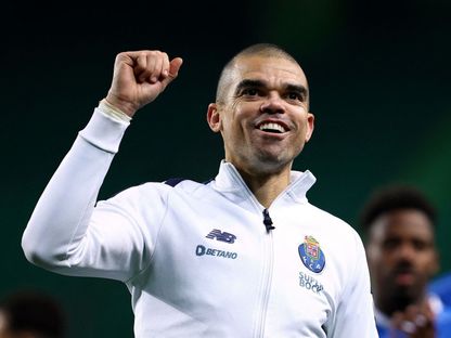 اللاعب كيبلير لافيران ليما فيريرا "بيبي" مدافع بورتو البرتغالي في مباراة فريقه أمام سبورتينغ لشبونة -12 فبراير 2023 - Reuters