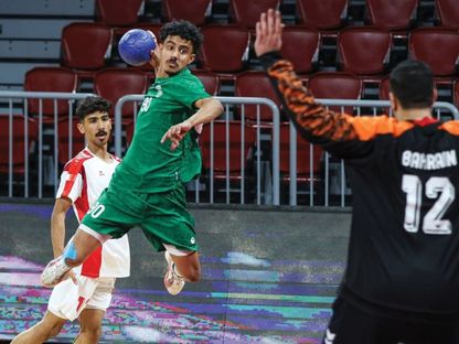 من مباراة السعودية والبحرين ضمن منافسات دورة الألعاب الخليجية الرابعة - 18 مايو 2026 - X/@sahfksa