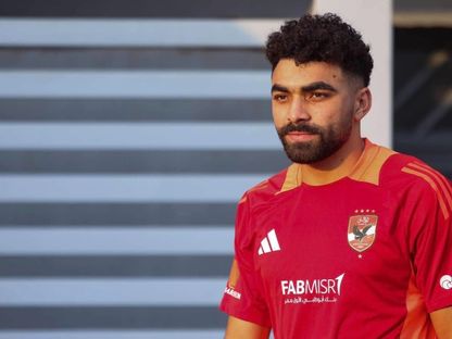 لاعب النادي الأهلي المصري خالد عبد الفتاح - Ahly/x