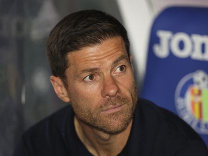 مدرب ريال مدريد تشابي ألونسو خلال مباراة ضد خيتافي - 19 أكتوبر 2025 - REUTERS