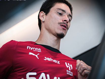 داروين نونيز مهاجم الهلال في حصة تدريبية - 24 سبتمبر 2025 - X/@Alhilal_FC