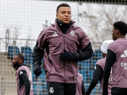 كيليان مبابي من تدريبات ريال مدريد - 7 فبراير 2026 - X/realmadrid