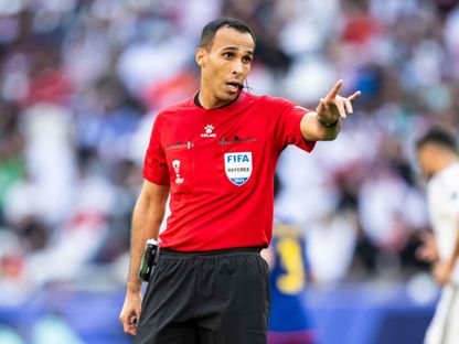 حكم الساحة السعودي خالد الطريس - X/@aawsat_spt