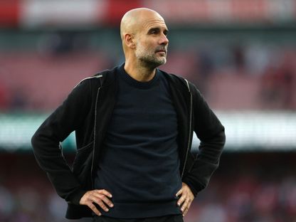 بيب غوارديولا مدرب مانشستر سيتي بعد التعادل مع أرسنال - 21 سبتمبر 2025 - Reuters