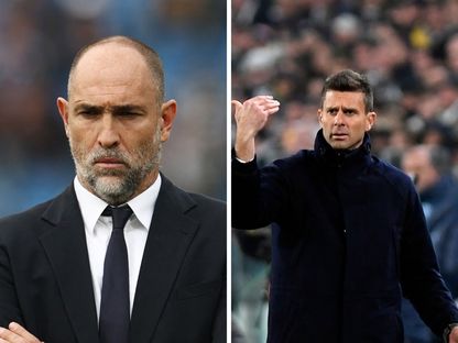 المدربان تياغو موتا وإيغور تودور في صورة مُركبة - الشرق