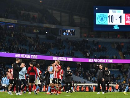 مانشستر سيتي يكتسح إكستر سيتي بعشرة أهداف لهدف في كأس الاتحاد الإنجليزي - 10 يناير 2026 - Reuters