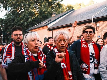 جماهير ليل قبل مباراة بولونيا في دوري أبطال أوروبا - 27 نوفمبر 2024 - www.losc.fr