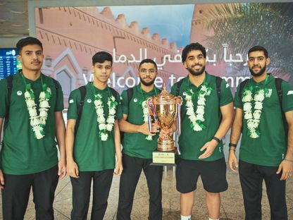 من وصول بعثة شباب أخضر اليد إلى السعودية بعد ختام مشاركتها في البطولة الآسيوية بالصين - 29 يوليو 2026 - X/@sahfksa