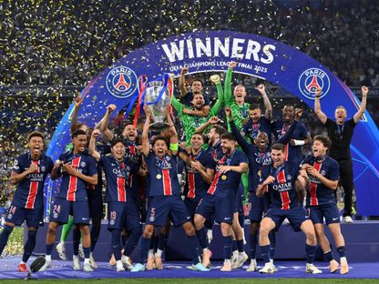 باريس سان جيرمان يُتوج بأول لقب في تاريخه بدوري أبطال أوروبا - 31 مايو 2025 - X/PSG_inside