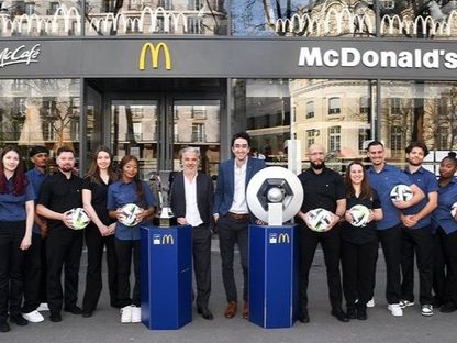 بعد توقيع اتفاق الشراكة بين رابطة الدوري الفرنسي و"ماكدونالدز" - 21 مارس 2024 - X/LFPfr