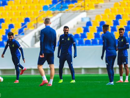 خلال تدريب للنصر السعودي - 16 فبراير 2025 - X/@AlNassrFC