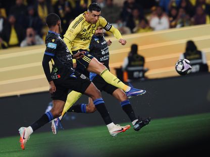 كريستيانو رونالدو خلال مباراة النصر والتعاون بدوري روشن السعودي - 26 يناير 2026 - X/AlNassrFC