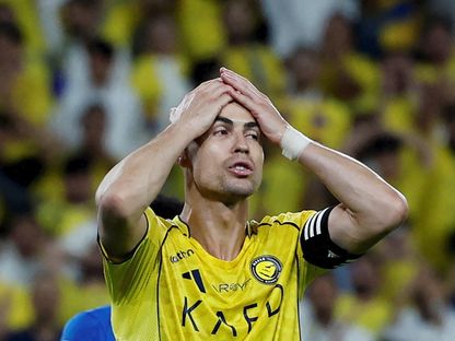كريستيانو رونالدو خلال مباراة بين النصر والهلال بالدوري السعودي - 12 مايو 2026 - REUTERS