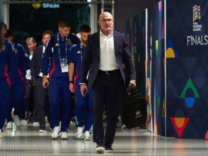 لويس دي لافوينتي مدرب منتخب إسبانيا - 8 يونيو 2025 - /SEFutbol