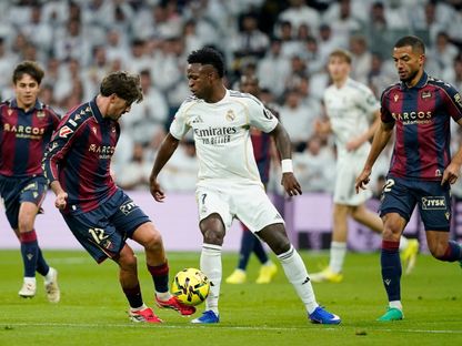 فينيسيوس لاعب ريال مدريد خلال مواجهة ليفانتي - 17 يناير 2026 - Reuters