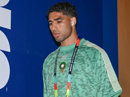 أشرف حكيمي قائد منتخب المغرب - 24 يونيو 2026 - X@EnMaroc