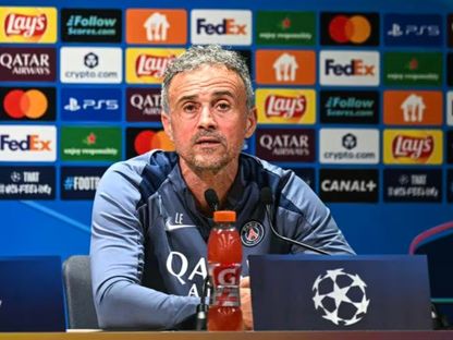 لويس إنريكي مدرب باريس سان جيرمان في المؤتمر الصحفي قبل مباراة موناكو في دوري أبطال أوروبا - 24 فبراير 2026 - uefa.com
