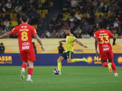 إينييغو مارتينيز خلال مباراة بين النصر والقادسية - 8 يناير 2026 - X/@AlNassrFC