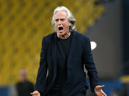 جورجي جيسوس خلال مباراة النصر والحزم بالدوري السعودي - 21 فبراير 2026 - Reuters