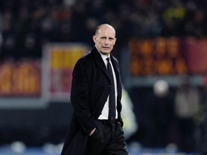 مدرب ميلان ماسيميليانو أليغري خلال مباراة روما في الدوري الإيطالي - 25 يناير 2026 - Reuters