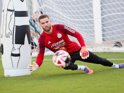 لوكا زيدان من تدريبات المنتخب الجزائري - 8 أكتوبر 2025 - X/LesVerts