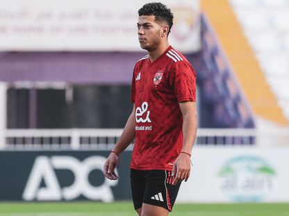 إمام عاشور لاعب الأهلي في التدريبات - 4 نوفمبر 2025 - X/@AlAhly