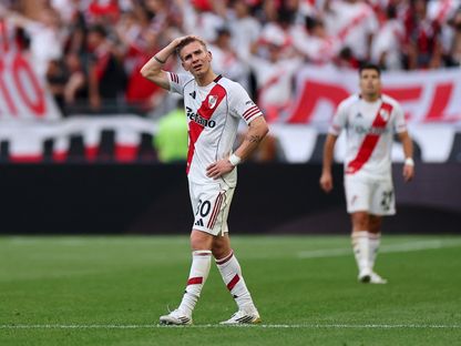 فرانكو ماستانتونو خلال مباراة بين ريفر بليت وإنتر ميلان في كأس العالم للأندية - 25 يونيو 2025 - Reuters