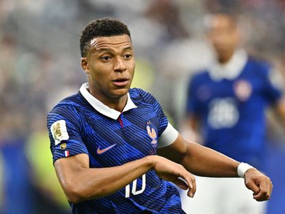 كيليان مبابي نجم فرنسا خلال مواجهة إسبانيا بنصف نهائي كأس العالم - 14 يوليو 2026 - Reuters