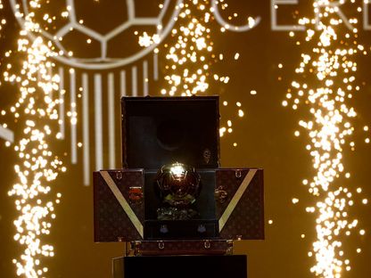 الكرة الذهبية في حفل جوائز عام 2024 في باريس - 28 أكتوبر 2024 - Reuters