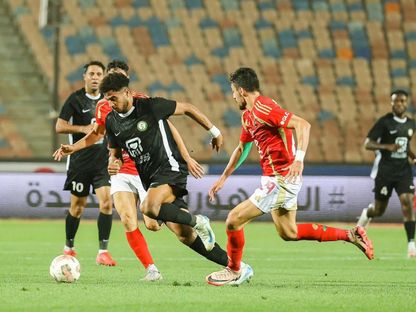 من مباراة الأهلي أمام البنك الأهلي بالدوري المصري - 17 مايو 2025 - FB/@NBE FC